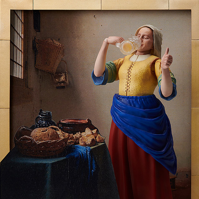 피그마 테이블 미술관 SP-165 베르메르作 우유 따르는 여인