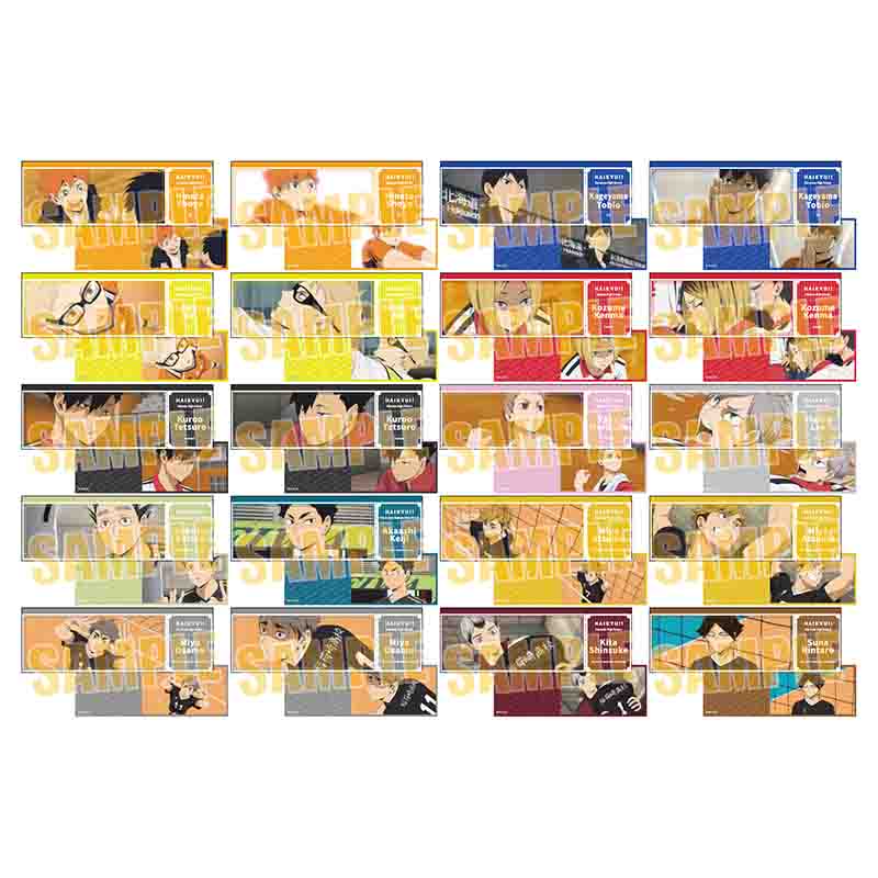 [24년5월,6월입고예정] 벨하우스 하이큐 트레이딩 티켓풍 카드 (단품/랜덤발송) (굿즈)