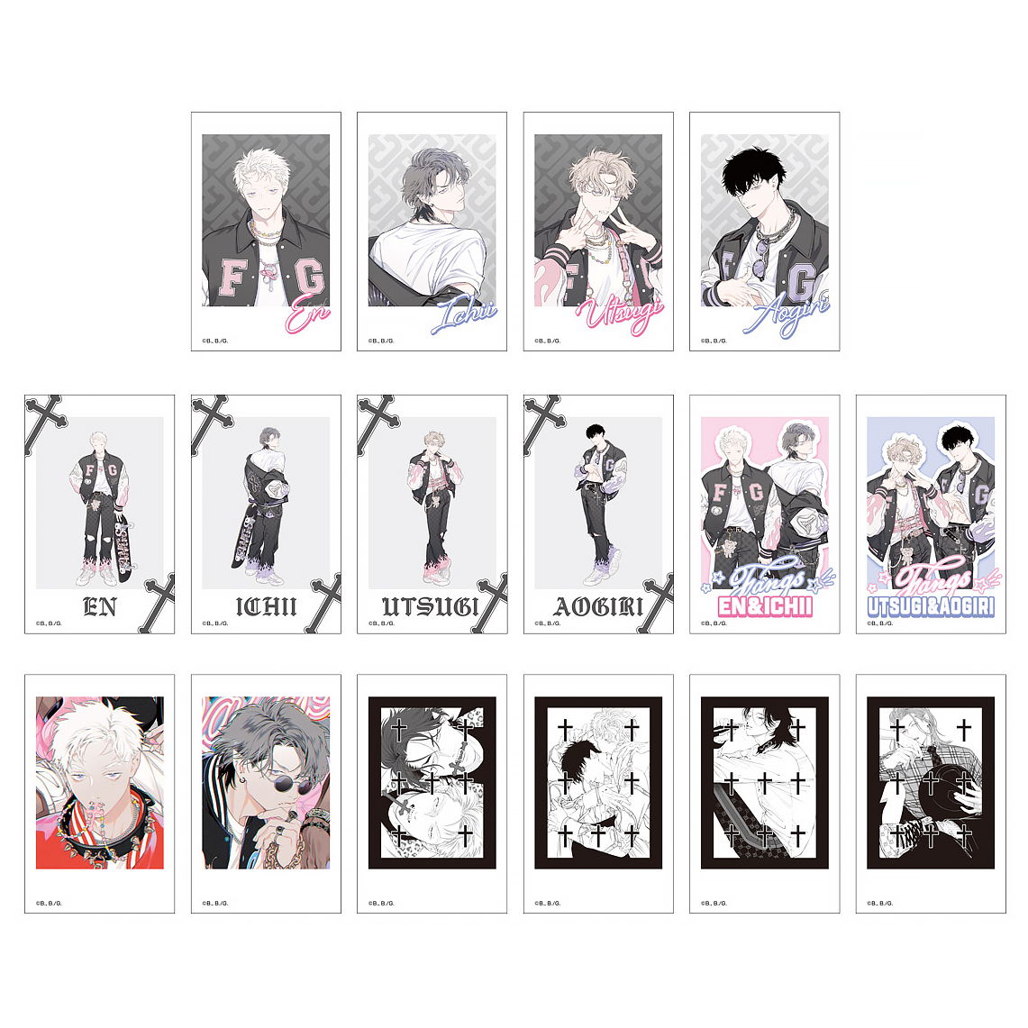 [24년8월,9월입고예정] 메디코스 FANGS 미니 포토 카드 컬렉션 (단품/랜덤발송) (굿즈)